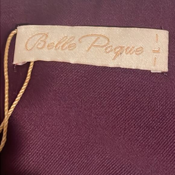 NWT. Belle Pogue Purple Vest. L - Picture 2 of 7
